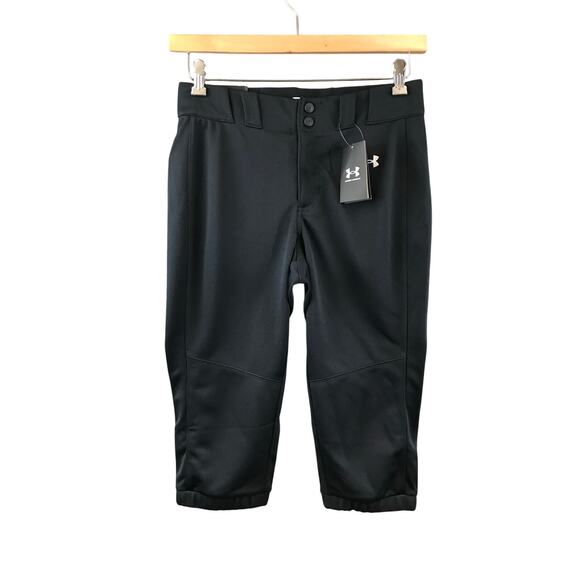 New Under Armour Women's UA Utility Softball Pants cropped M - Picture 1 of 12